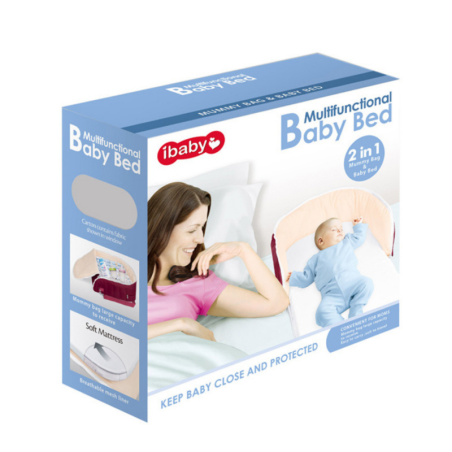 Multifunkcne_hniezdo_pre_babatka_bordove_Baby_Bed_ibaby