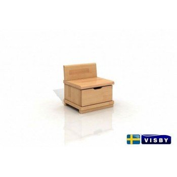 Nočný stolík bukový Arhus s jednou zásuvkou - Visby