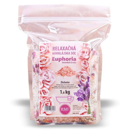 Relaxačná himalájska soľ Euphoria 1600 g EMI