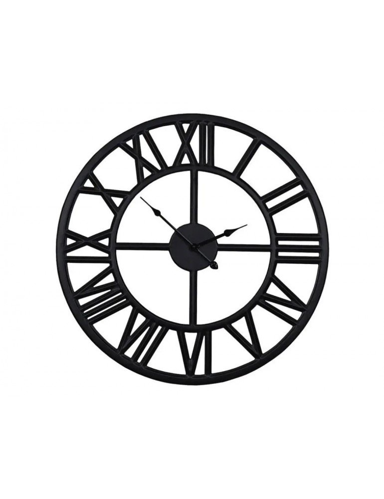 Nástenné hodiny SOLAR čierne 60 cm