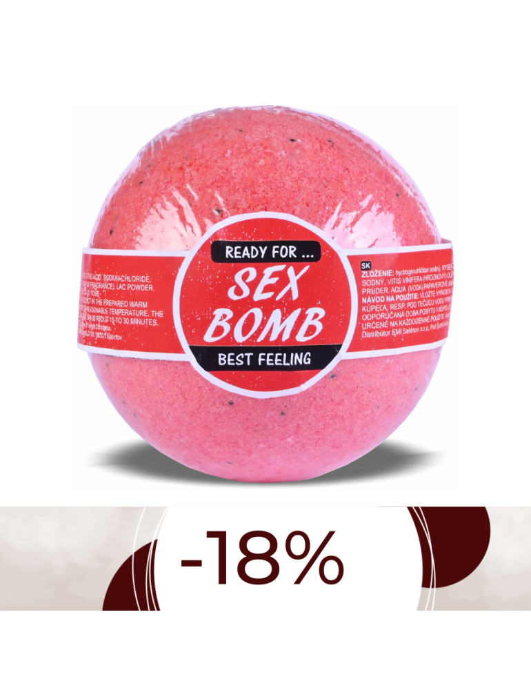 Bomba do kúpeľa Sex Bomb jahoda 120 g