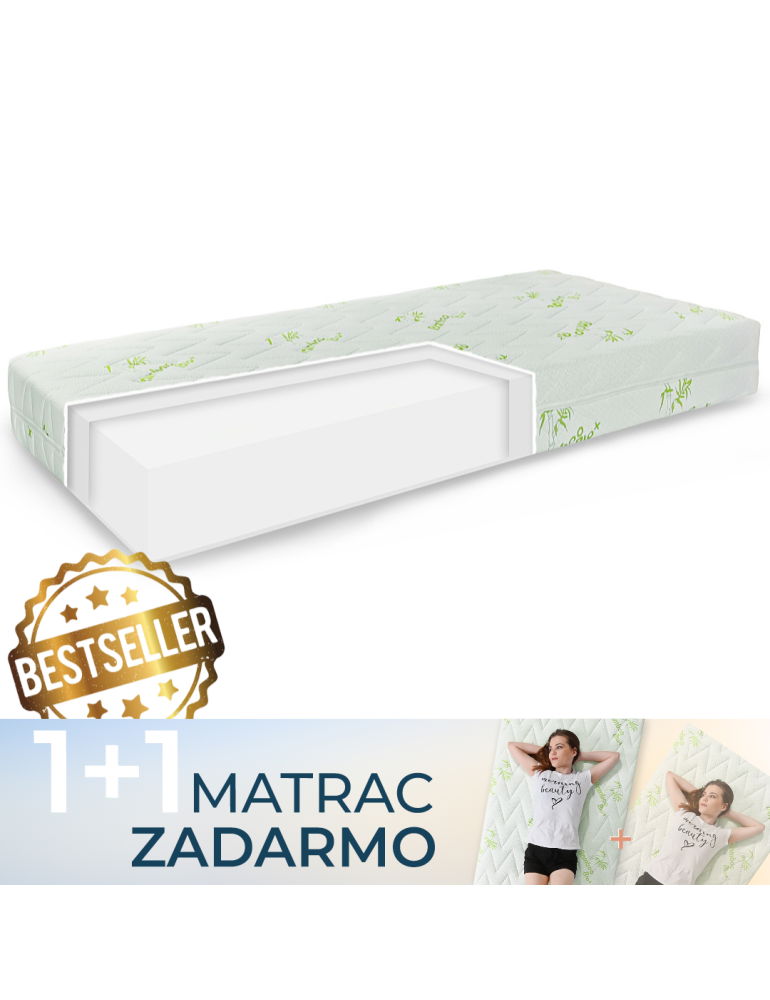 Matrac Comfort Bamboo EMI 1+1 ZADARMO