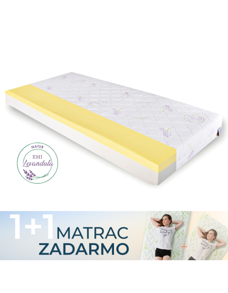 Matrac Memory Lavender EMI 1+1 ZADARMO