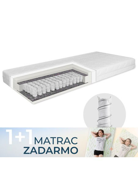 Pružinový matrac OrtoSleep EMI 1+1 ZADARMO