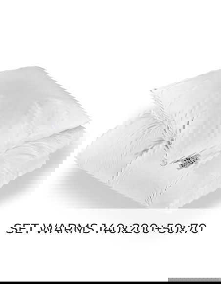 Set perovej prikrývky a vankúša Warms 140x200 + 50x70 EMI
