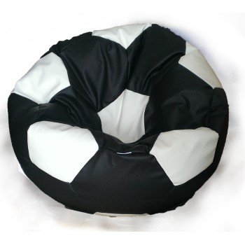 Sedací vak futbalová lopta čiernobiela EMI