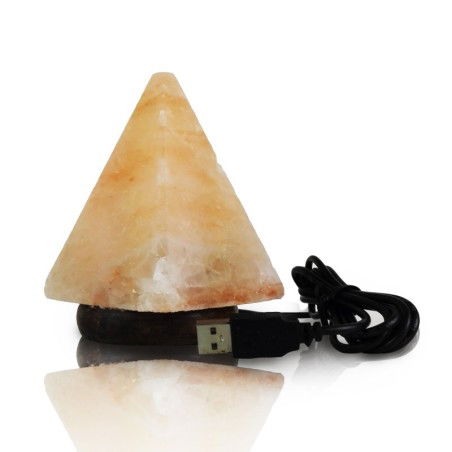 Soľná lampa USB pyramída