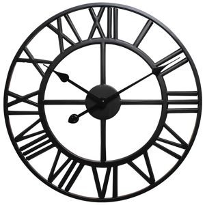 čierne minimalistické hodiny