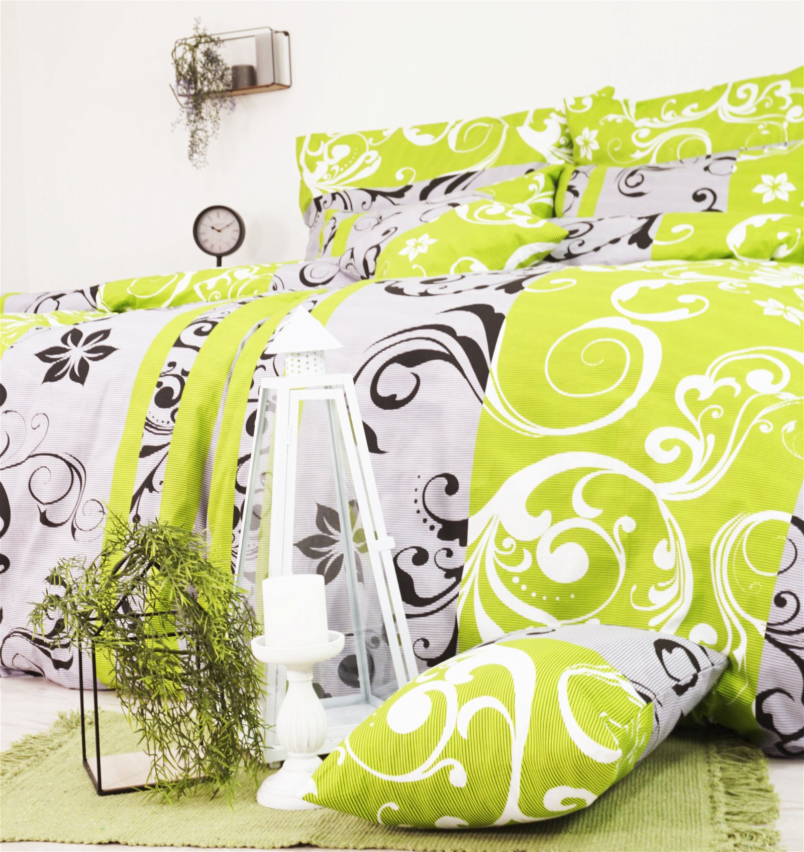 zelene postelne pradlo